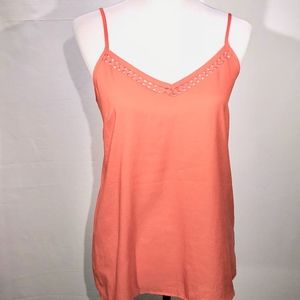 NWOT! The Limited Cutout Trim Cami -  Orange (M)